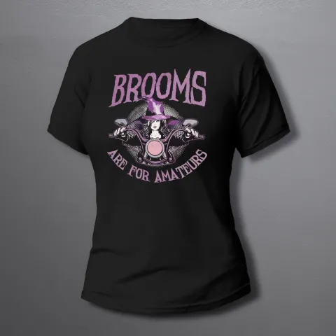 дамска тениска Brooms are for amateurs