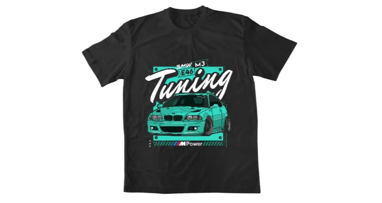 Мъжка тениска BMW E46 M3