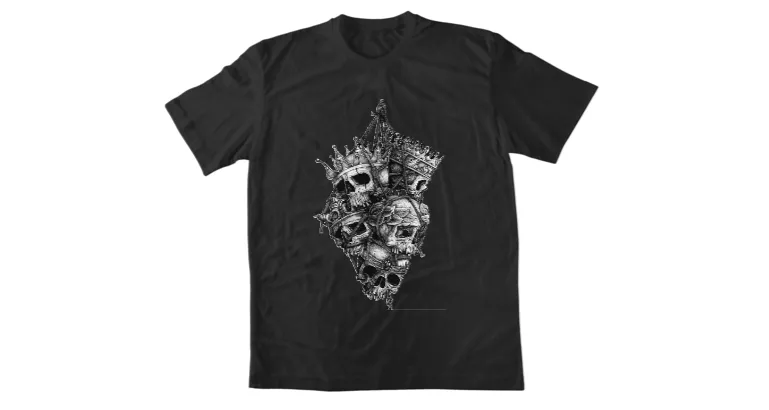 Тениска Crown skull