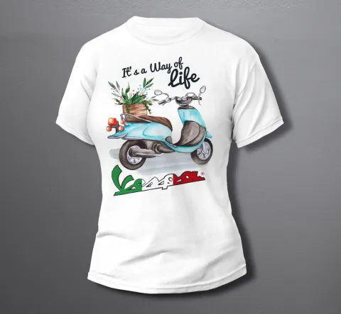 дамска тениска Vespa Life
