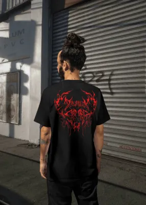 MadRavers Unisex Heavy Oversize Tee I RedLabel - Black