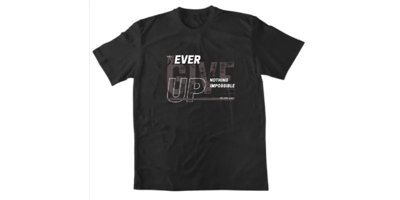 Never give up