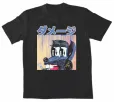 wolf casual black tee
