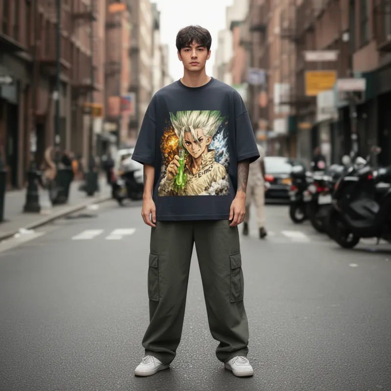 Овърсайз  тениска Dr. Stone